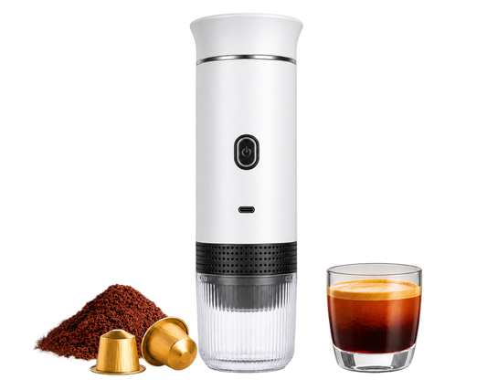 Caffetta — espresso portátil (Blanco)